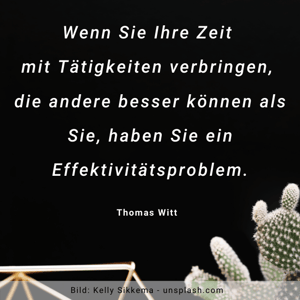 Delegation - Effektivitätsproblem
